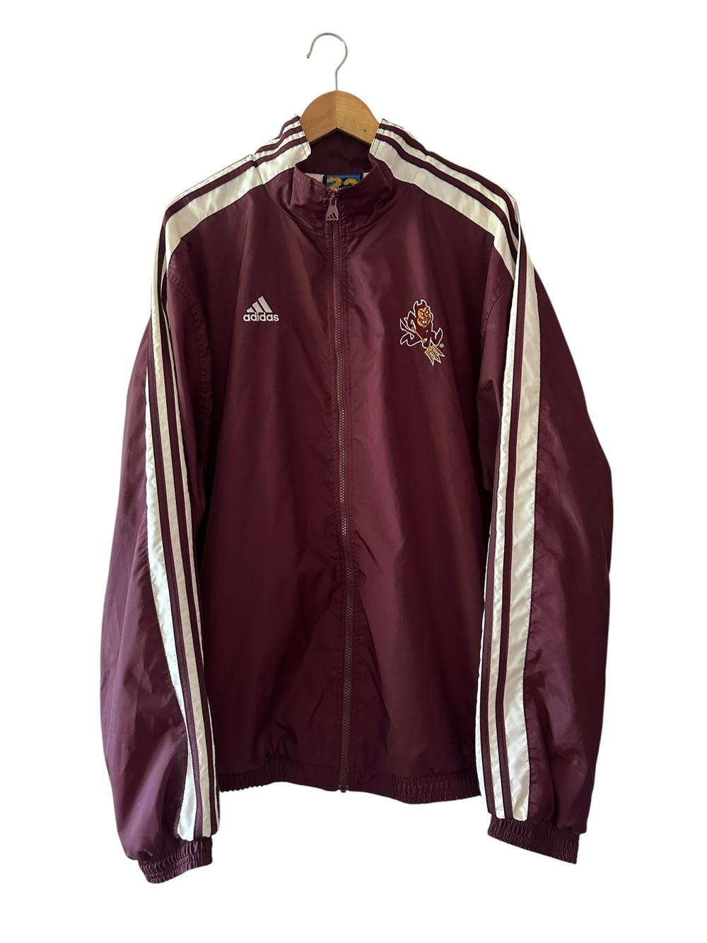 Vintage Adidas True To The Athlete ASU Sun Devils Basketball Warmup Jacket 2XL